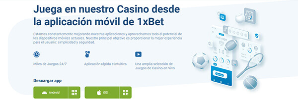 1xBet Casino App