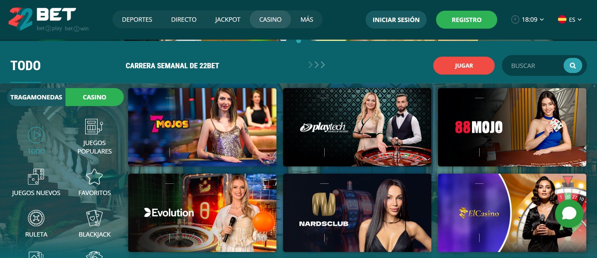 22Bet Casino en Costa Rica